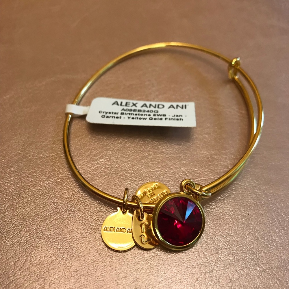 Alex and Ani birthstone bracelet